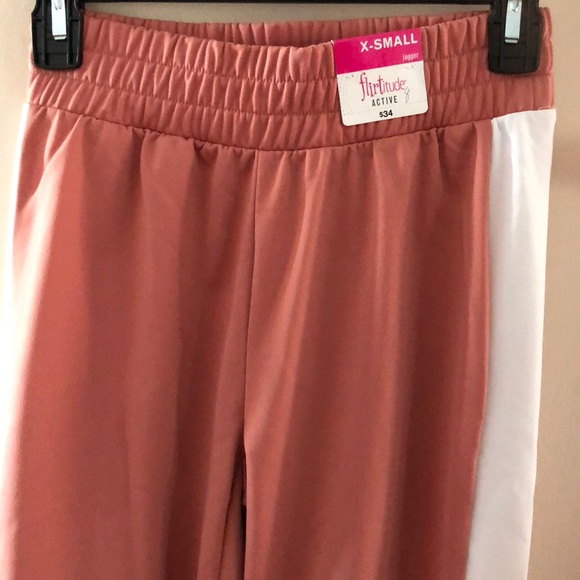 Flirtitude Tricot Track Active Pants-Juniors - Picture 5 of 8